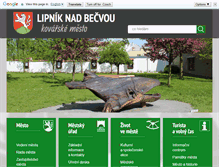 Tablet Screenshot of mesto-lipnik.cz